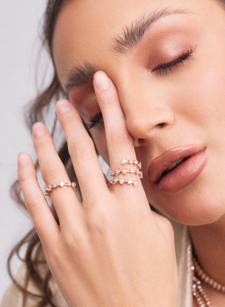 Rose wrap ring sales