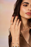Diamond Engagement Ring in 18k White Gold