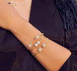 Diamond Cuff Bracelet in 18k Gold