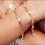 Diamond Chain Bracelet with 1.21 Carat Diamonds