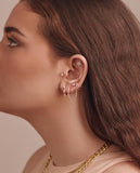 Diamond Drop Earrings in 18k Gold