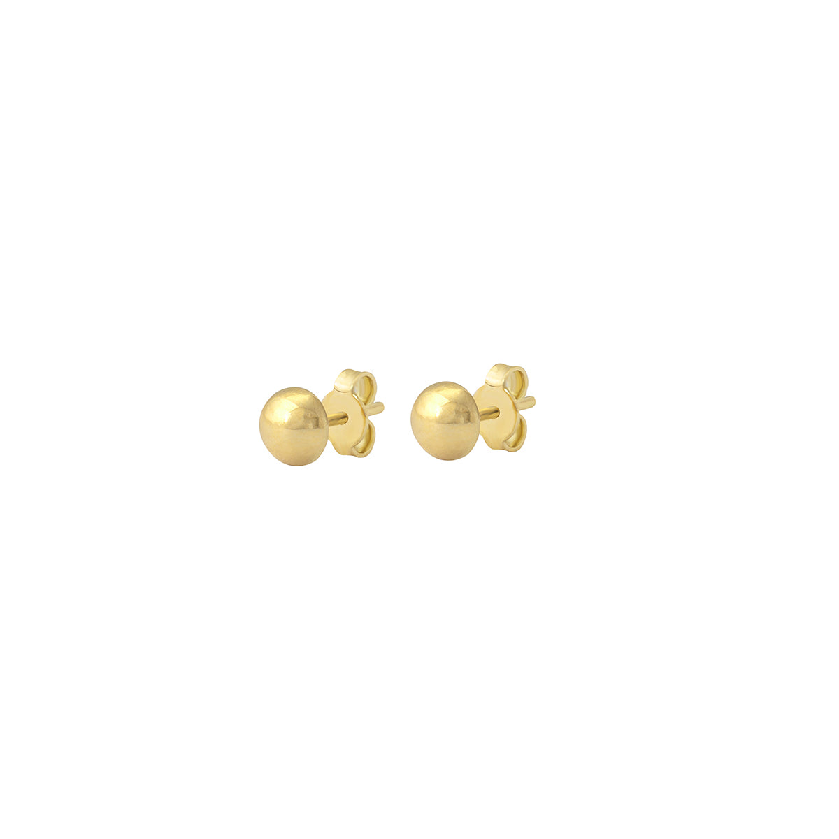 Ball Stud Earrings in 18K Yellow Gold