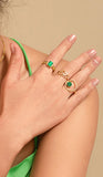 Emerald Green Vine Ring
