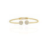 Diamond Bangle in 18k Gold