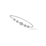 Baguette Cut Diamond Bangle