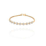 Stunning Diamond Eternity Bracelet in 18k Gold