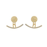 Diamond Drop Earring in 18K Yellow Gold