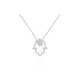 Hamsa Hand Diamond Necklace: A Symbol of Protection and Elegance