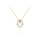 Hamsa Hand Diamond Necklace: A Symbol of Protection and Elegance
