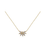 Diamond Sunburst Necklace