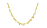 Diamond Necklace in 18K Yellow Gold