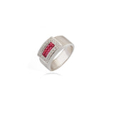 Diamond Ring in 18K White Gold