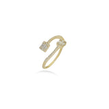 Baguette Diamond Ring In 18k Gold