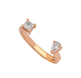 Diamond Open Gap Ring