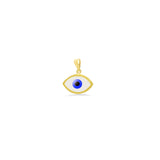 Evil Eye Pendant in 18k Yellow Gold