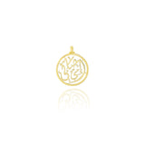 Mother Pendant in 18k Yellow Gold