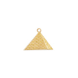 Beautiful Pyramid Charm in 18K Yellow Gold