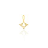 Egyptian Lotus Pendant in 18K Yellow Gold