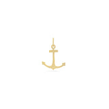 Ship Anchor Pendant In 18K Gold