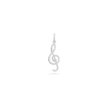 Music Note Charm in 18k Gold