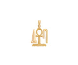 Egyptian Ankh 18K Gold Pendant
