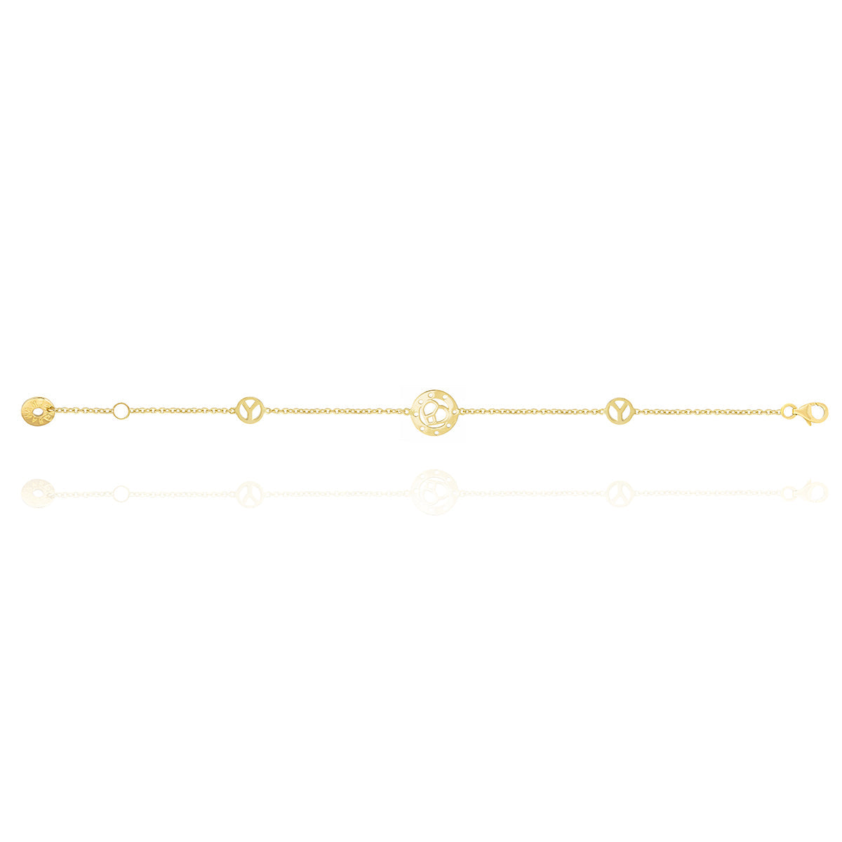 Chain Bracelet in 18k Yellow Gold