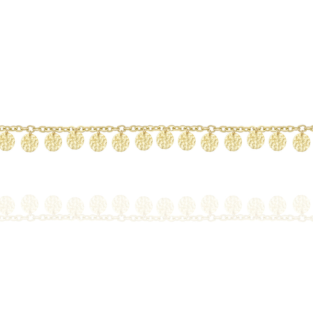 Moon Charms Chain Bracelet in 18k Yellow gold