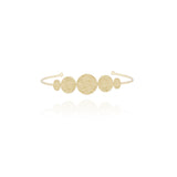 Circles Cuff Bracelet in 18k Yellow Gold