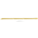 Cuban Curb Chain Bracelet in 18k Yellow Gold