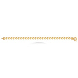 Elegant Cutout Gold Link Bracelet