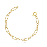 Link Chain Bracelet in 18k Yellow Gold