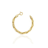 Golden Harmony: Unadorned Beauty Design Bracelet"