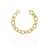 Graceful Gleam: Artisanal Gold Chain Bracelet