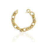 Timeless Glamour: Solid Gold Chain Wristwear