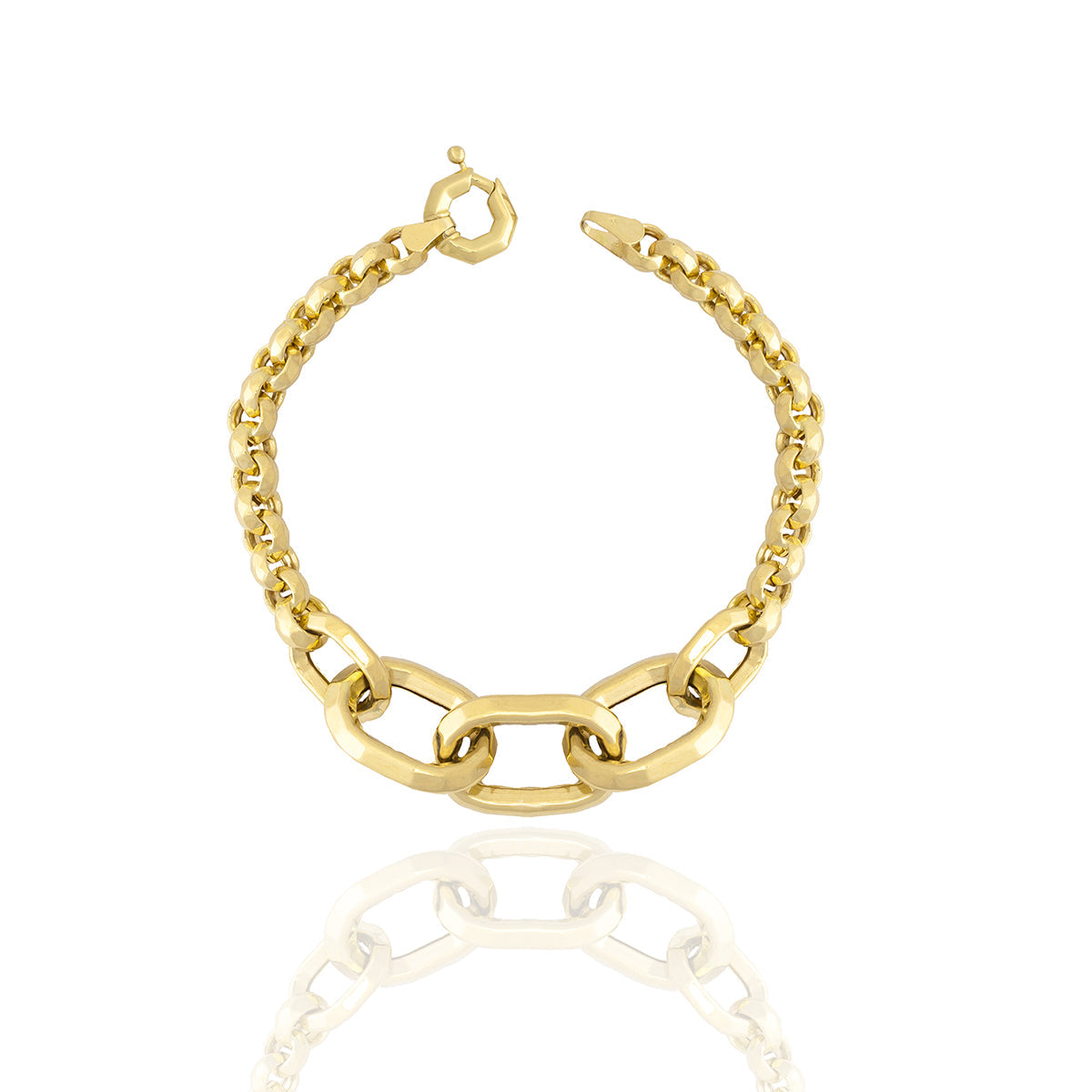 Radiant Elegance - Chain Link Bracelet