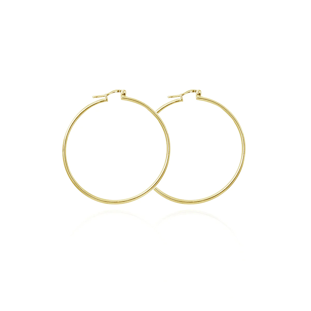 Hoop Earrings in 18K Yellow Gold
