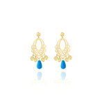 Chandelier Dangle Earrings in 18K Yellow Gold