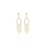 Teardrop Earrings in 18k Yellow Gold