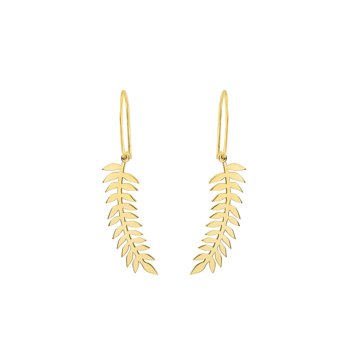 el-mawardy-jewelry-Leaf-Drop-Earring-in-18K-Yellow-Gold