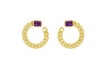 Chain Drop Earring in 18K Yellow gold