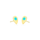 Pear Shape Earrings in 18K Yellow Gold