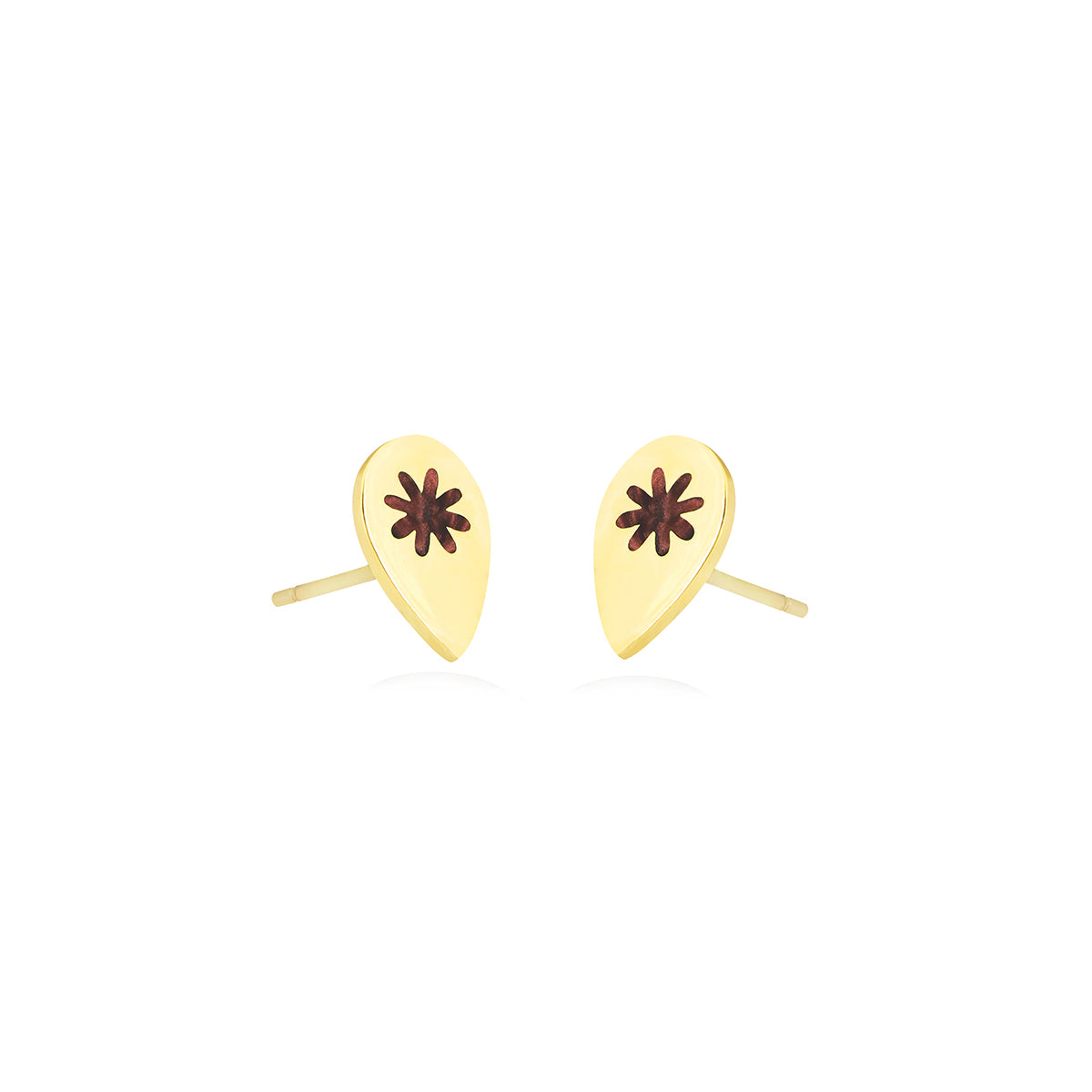 Pear Shape Earrings in 18K Yellow Gold