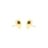 Pear Shape Earrings in 18K Yellow Gold