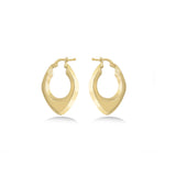 Hoop Earrings in 18k Yellow Gold