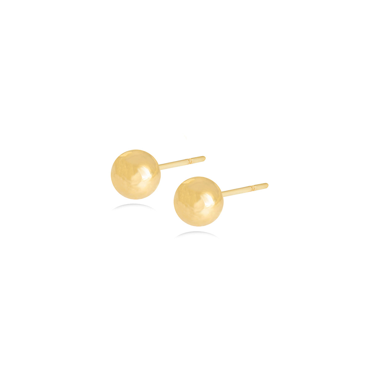 Ball Stud Earrings in 18k Yellow Gold