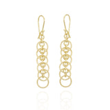 Circle Drop Chandelier Earrings