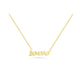 1st Mother Necklace in 18k Yellow Gold