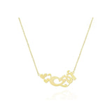 My Mother Pendant Necklace in 18k Yellow gold