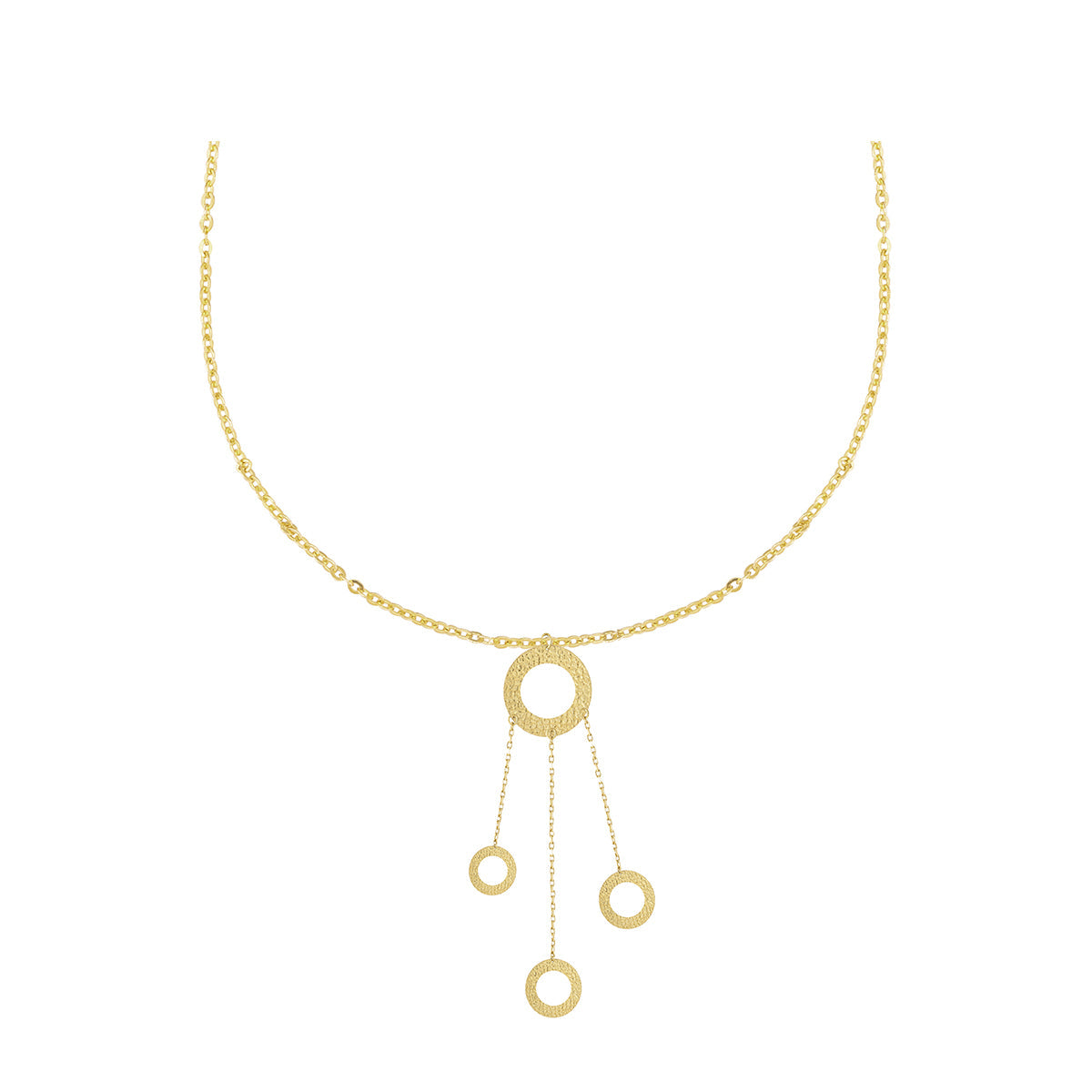 Circle Bunches Necklace