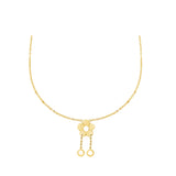 Daisy Necklace in 18K Yellow Gold
